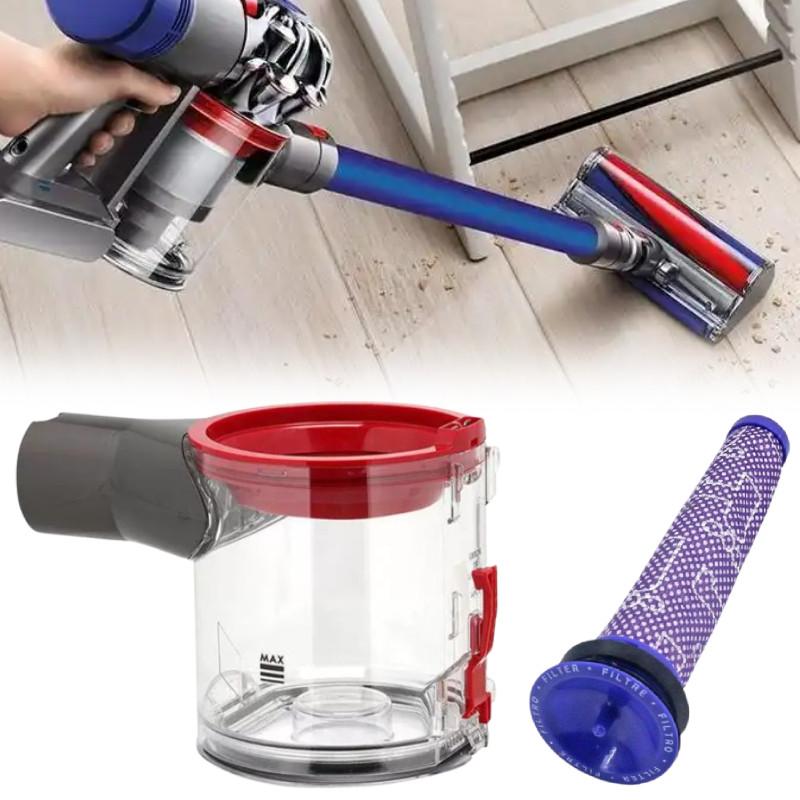 Dyson V7 For V8 Sv10 Sv11 Dust Container Bucket Filter Element Home Cleaning