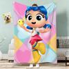 True Rainbow Kingdom Throw Lightweight 240G Flannel Blanket Soft Skin-Friendly For Summer Cooling