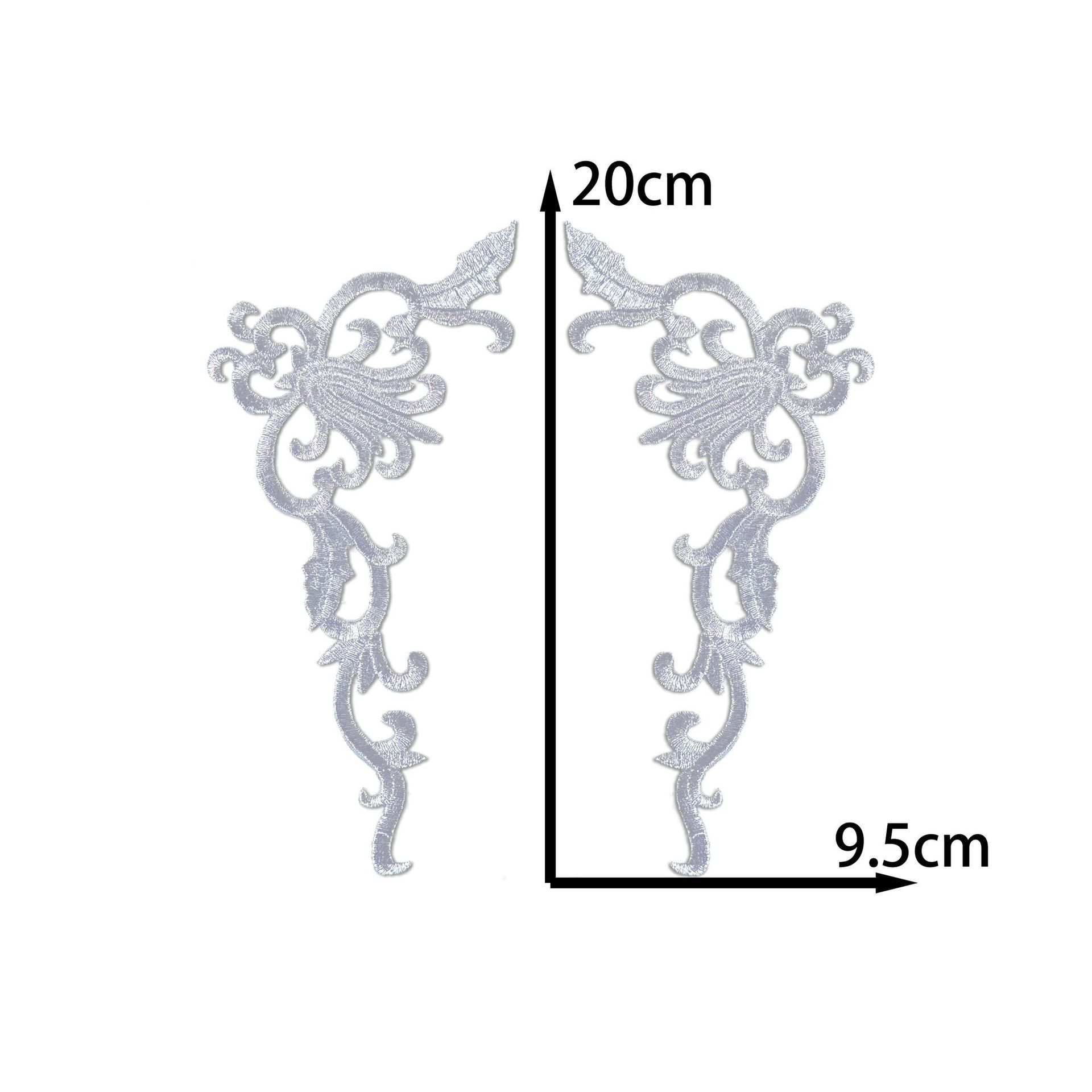 

Chinese Embroidery Cloth Sticker Performance Costume Applique Embroidery Diy Handmade Clothing Accessories Drama Patch Dress Decoration