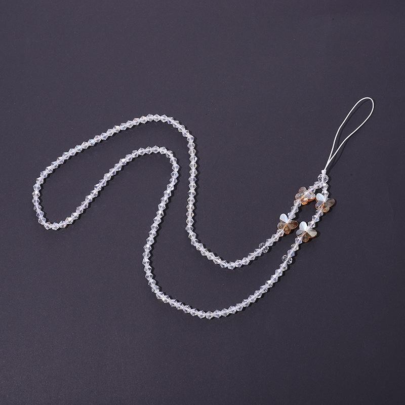 

Шнурок для мобильного телефона с бусинами-бантиками, длинная веревка против потери, шейный ремешок, универсальный шнурок для подвешивания для чехла мобильного телефона для iPhone Xiaomi