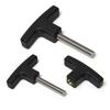 Phenolic Plastic Locking Knobs T Shaped Clamping Wing Knob