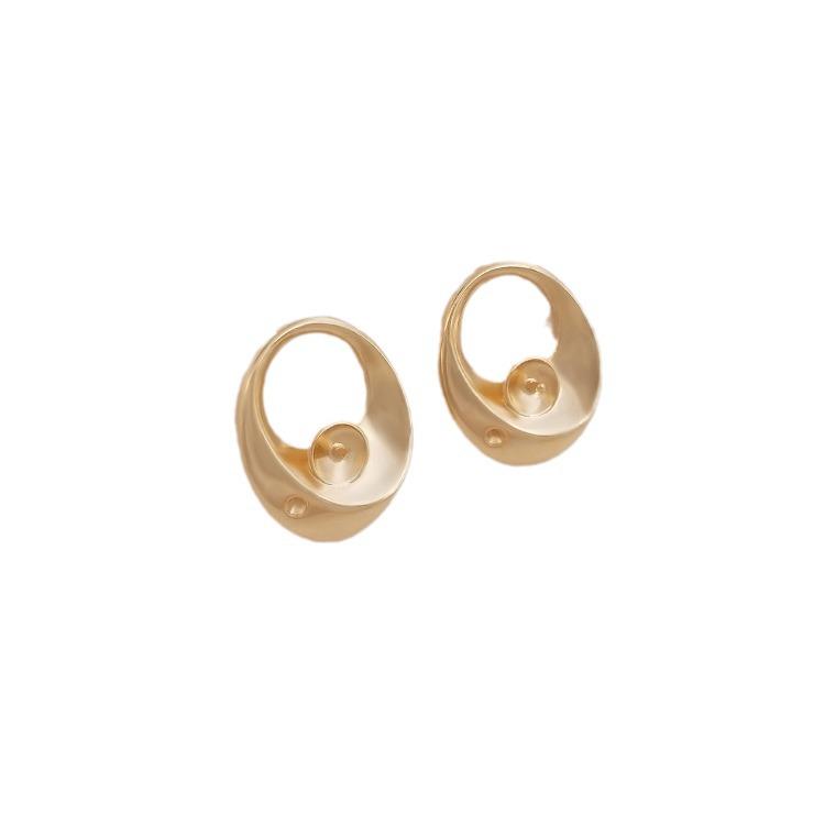 14K Gold Filled Sterling Silver Pearl Bead Stud Earrings - DIY Jewelry Making Kit.