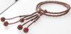 Kongodo Prayer Beads Wooden Prayer Beads Tamo Leather Prayer Beads Men's [Leather] (L)