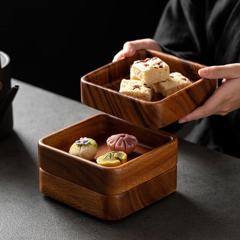 Japanese Style Walnut Wood Serving Tray