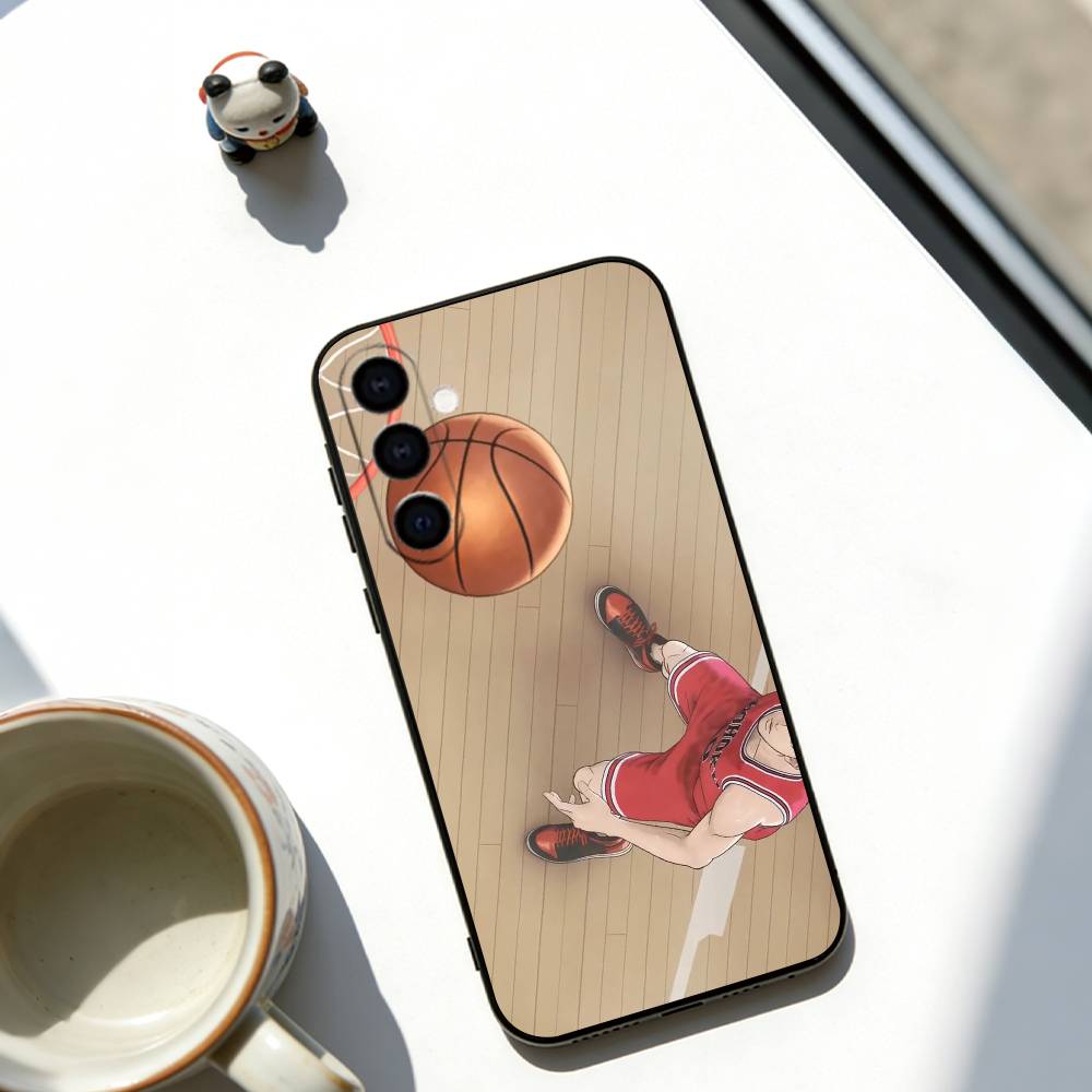 Hanamichi Sakuragi Phone Case For Samsung Galaxy A73,A72,A71,A70,A53,A52,A51,Soft Black Cover