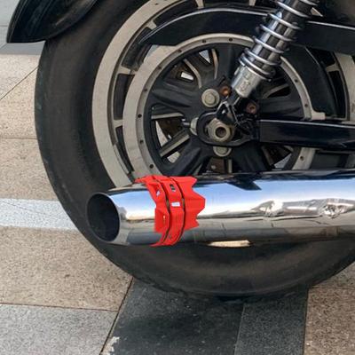 Motorcycle Exhaust Tail Pipe Protector Cover Motorcycle Escape Tail Pipe Anti-Scalding Ring Elastic Muffler Tailpipe Ring