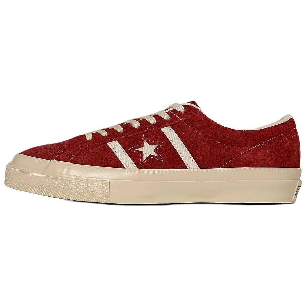 

Converse Star And Bars Suede Comfortable Versatile Non Slip Durable Low Top Skate Shoes Unisex sneaker Red 35200840 36.5