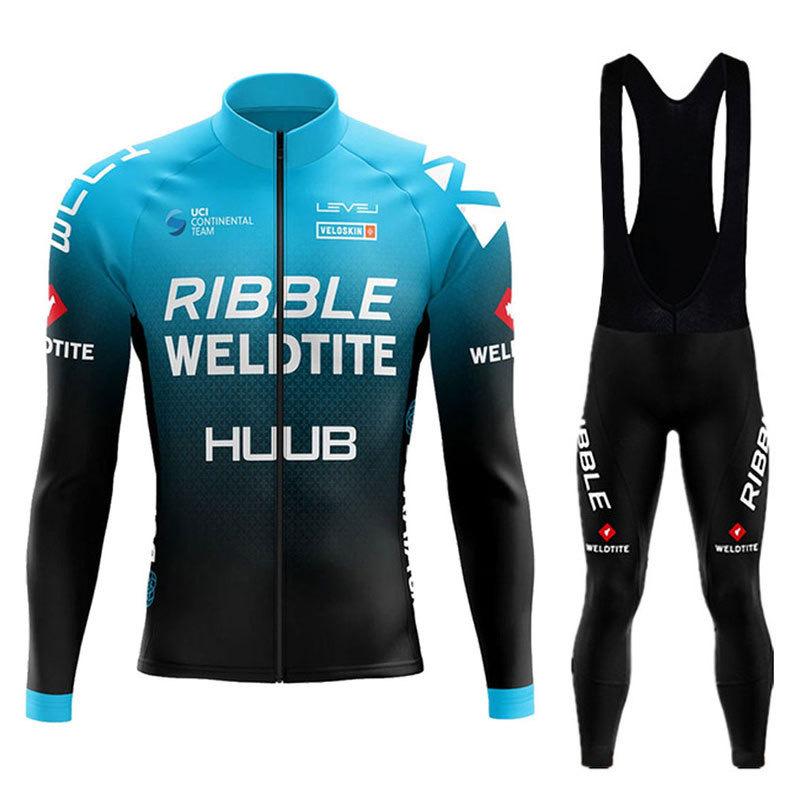 Long Sleeve  Sweat-absorbing Quick-drying Highway Spring and Autumn Men's and Women's Cycling Suit 2026 Autumn Breathable Cycling Suit Set