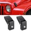 2 Stück Motorhaubenverriegelungen Verschlüsse Kits mit Schlüssel Passend für Jeep Wrangler 2007 2017
