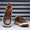 Fashion Luxury Brand Men's Shoes Fashion Genuine Leather Skateboard Shoes for Men Breathable Walking Sneakers Comfortable Casual Shoes