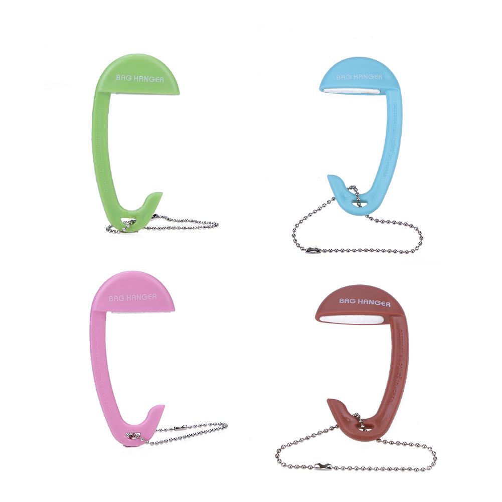 Buy Portable Plastic Bag Hangers Removable Table Desk Purse Handbag Hook Holder at affordable