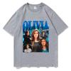 Retro Olivia Benson Tshirt Unisex Women Fashion Oversized Streetwear Male Casual Cotton T Shirts Unsiex Vintage Short Sleeve Tees