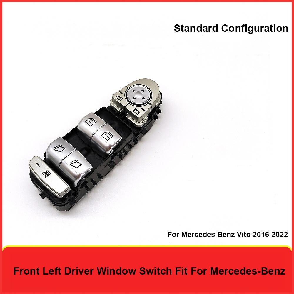 For Mercedes Benz W447 Vito V-Class Front Door Electric Window Switch Master Window Control Switch 2016-2022 4475450413