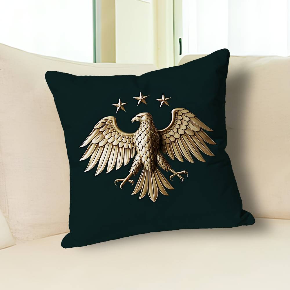 New Eagle Free S-Syrians-S Flag Celebrity Merchandise All-Match Printed Pillow Case Sofa Car Office Room Decoration Protector