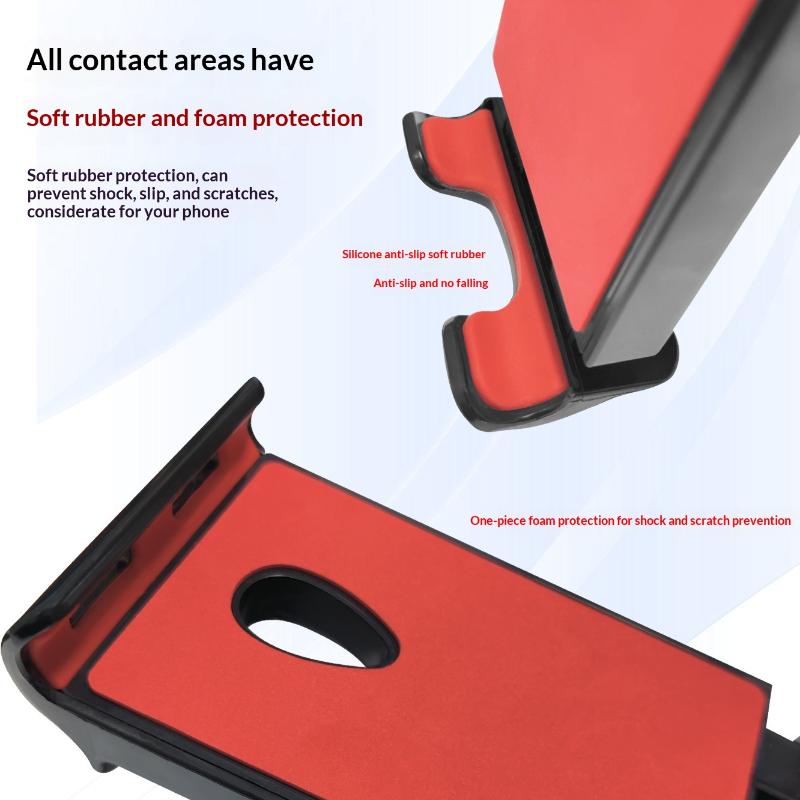 Car Phone Tablet Holder Suction Cup Dashboard Stand 360° Rotatable One-Hand Operation Universal for 4-11 Inch Mobile Device