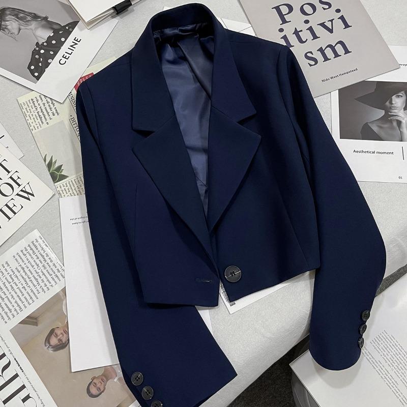 Short Blazer Women's Spring and Autumn New Small High-end Design Versatile Suit Jacket