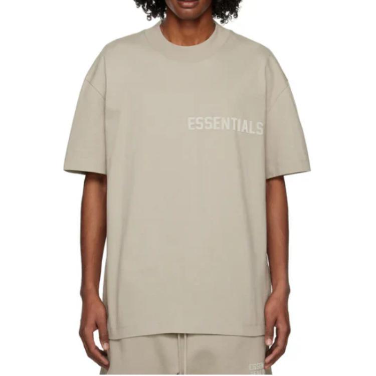 Fear of God Essentials Short Sleeve Tee Fall/Winter 2022 Women Tops Smoke-Grey FOG-FW22-256