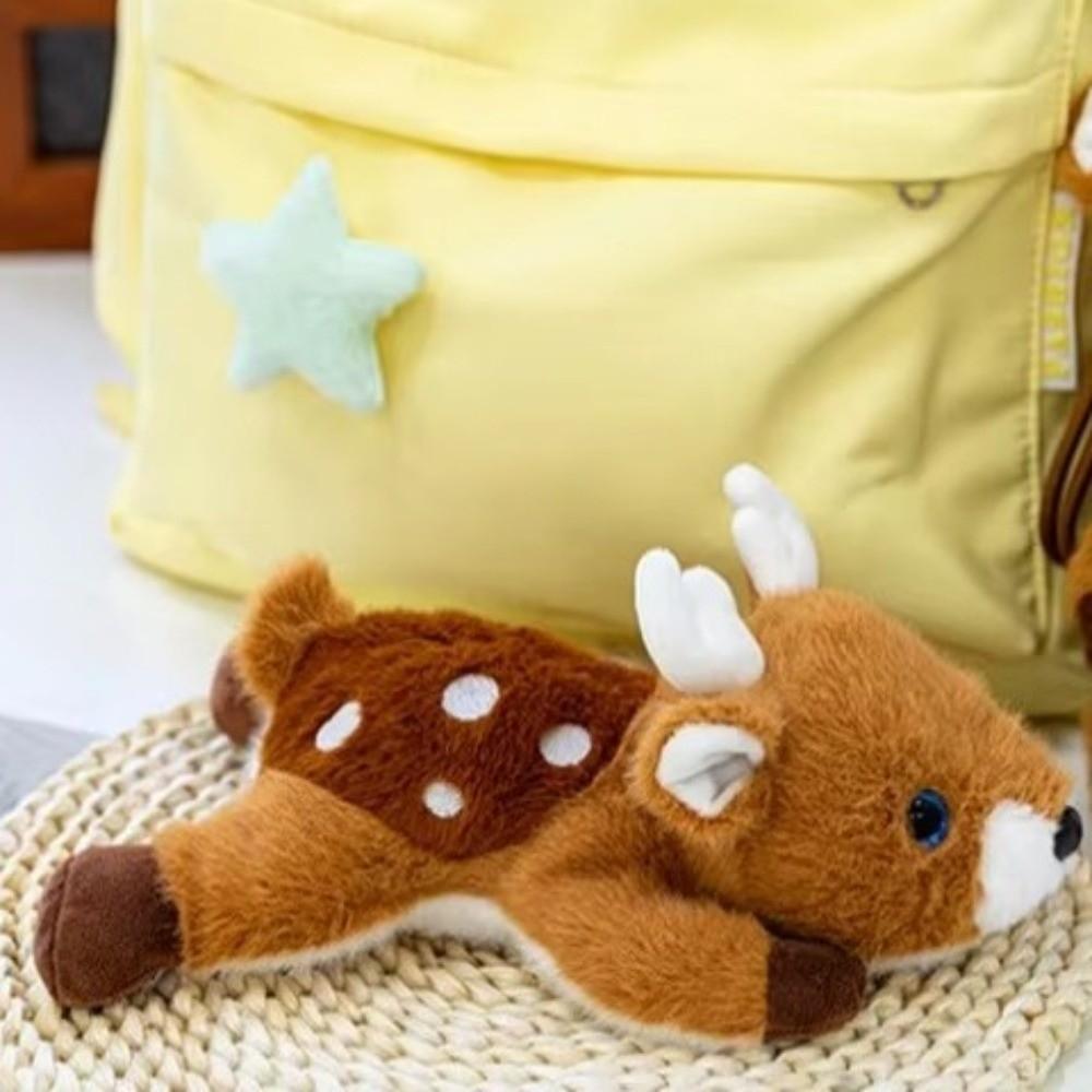 Deer Plush Animal Doll Monkey Cartoon Plush Doll Comfort Stuffed Animal Toy Table Companion