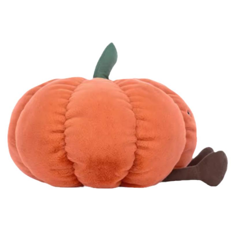 JELLYCAT Fun Food Series Pumpkin Cute Doll Plush Doll 19cm Height