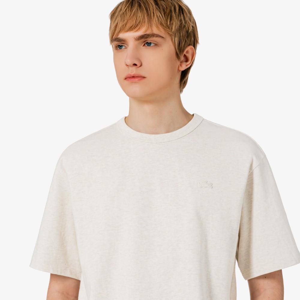 [lacoste] Men's Basic Heavy Jersey Short-Sleeve T-shirt TH315E-56GXFJ