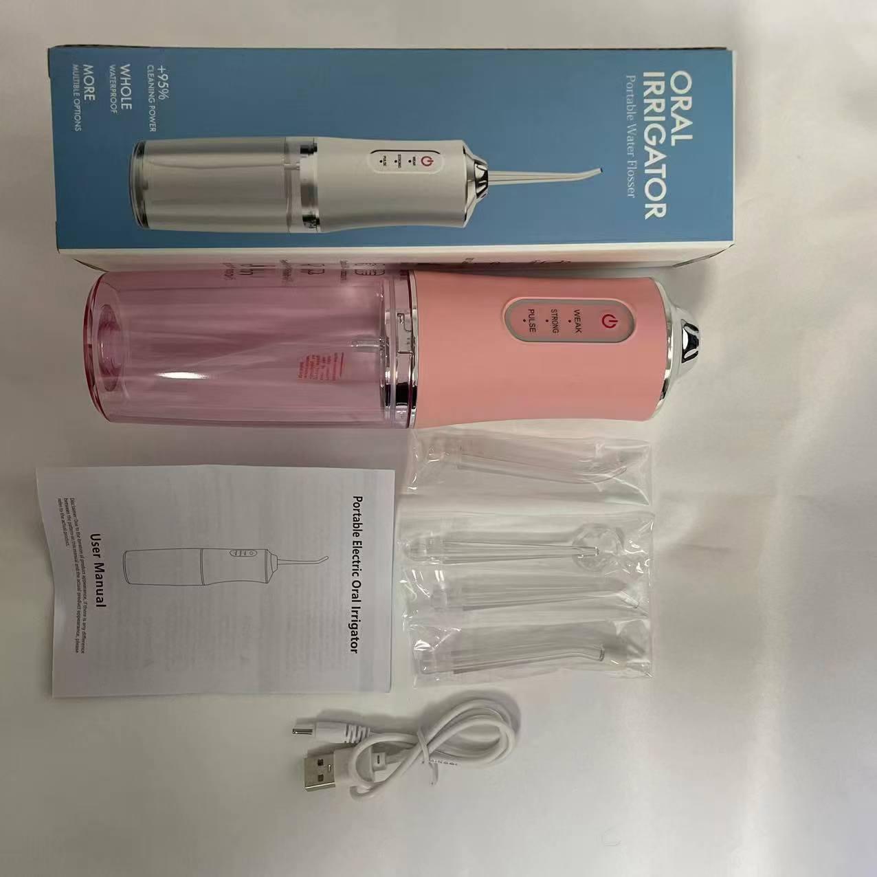 

Акумуляторний портативний електричний очищувач порожнини рота: Зубна та язична мийка з технологією імпульсного чищення зубів