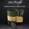 Versatile Men's Thickened Leather Belt for Casual, Military, or Student Use