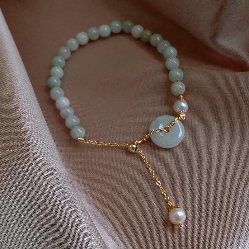 Bracelet en nacre perle d'eau zircon design sens tête de chat bracelet célébrité Internet tempérament bijoux femmes