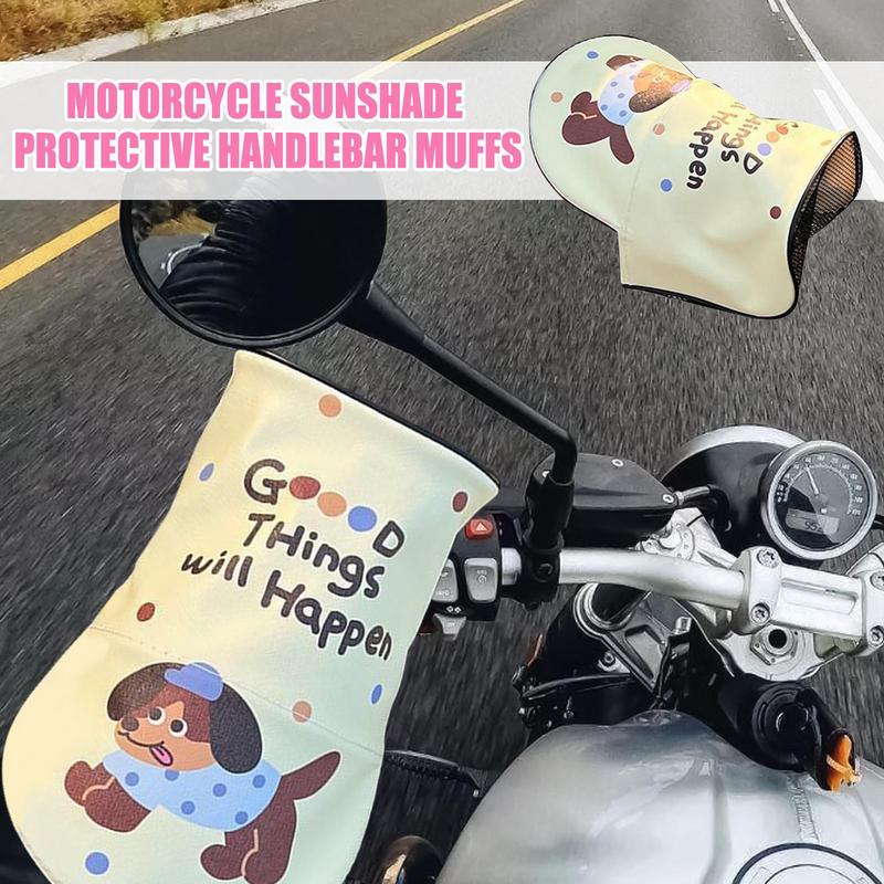 Bike Handlebar Gloves Motorbike Outdoor Handlebar Gloves Outdoor Motorcycle Grip Mittens For Tricycles Motorbike Scooter Adults