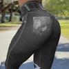 Slimming Fitness Pants High-elastic Soft Imitation Jeans Women Pants for Sport