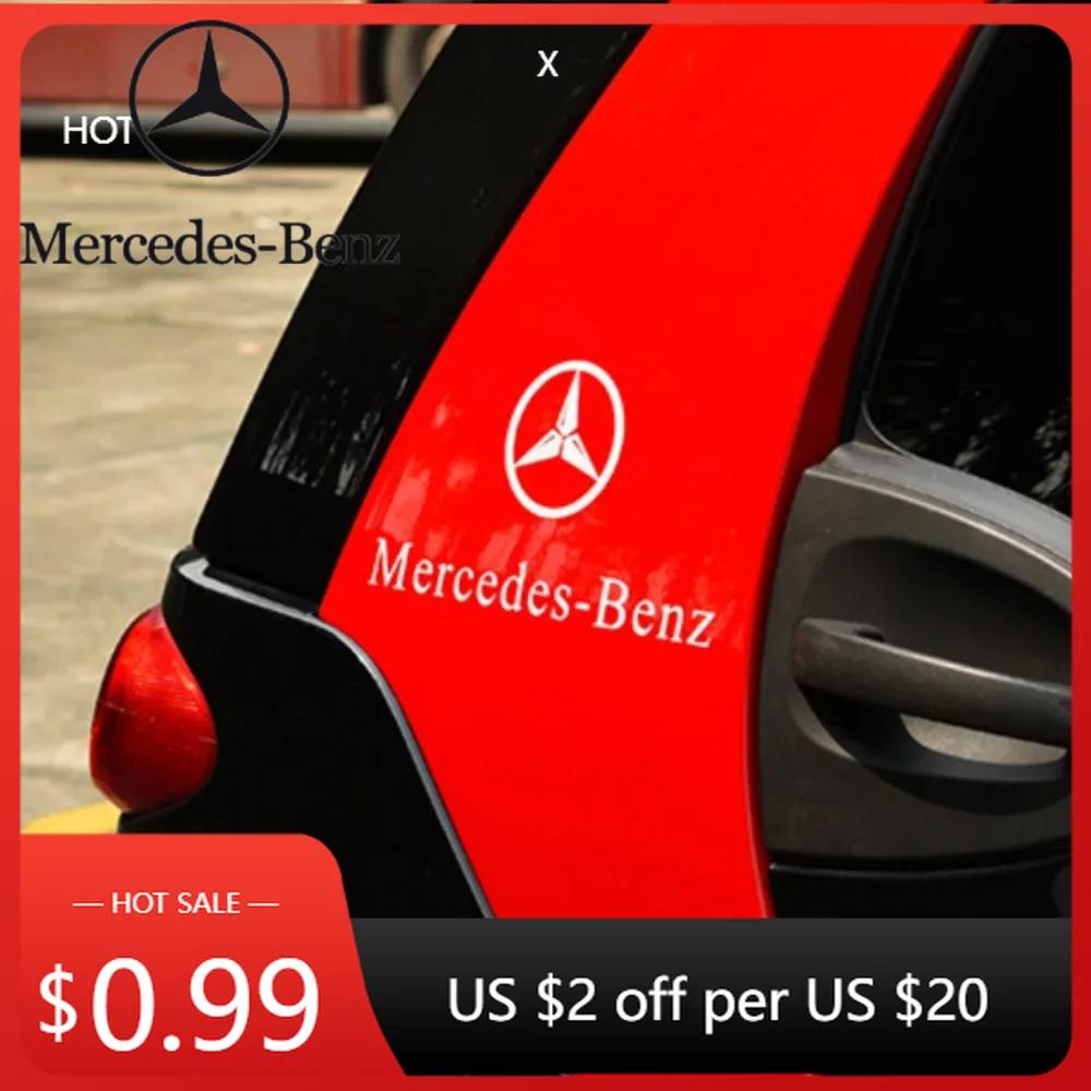 Adesivo per Auto 1pz Adesivo per Carrozzeria Auto Decalcomanie per Parabrezza Per Emblema Per Mercedes Benz AMG A B C E G M S GL SL GLC CLE GLC GLA GLK W205