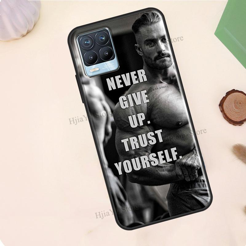 Gym Fitness Bodybuilding For Realme 10 Pro Plus C55 C35 C33 C31 C30 C21Y GT Neo 5 OnePlus 11 10T Nord CE 2 Lite Case