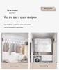 Indoor Retractable Clothesline - Invisible, No-Punch Installation for Bathroom or Balcony