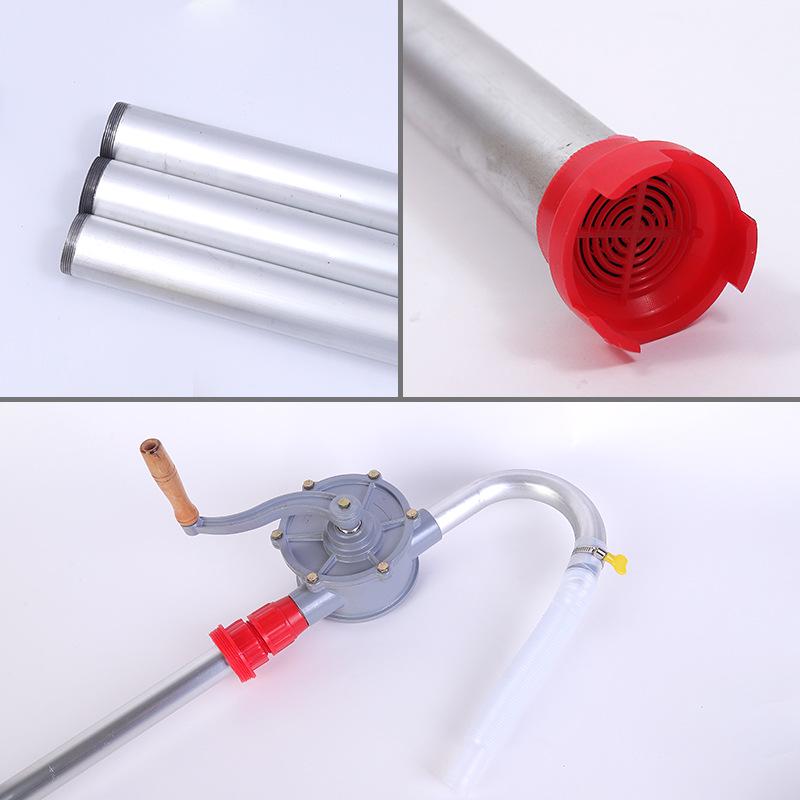 Portable Hand-Crank Aluminum Oil Pump – Quick Self-Priming Diesel Extractor
