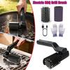 Perie electrică de curățat grătarul BBQ cu peri din oțel inoxidabil, cap rotativ la 180°, curățător fără fir tip C pentru grătar de casă și picnic
