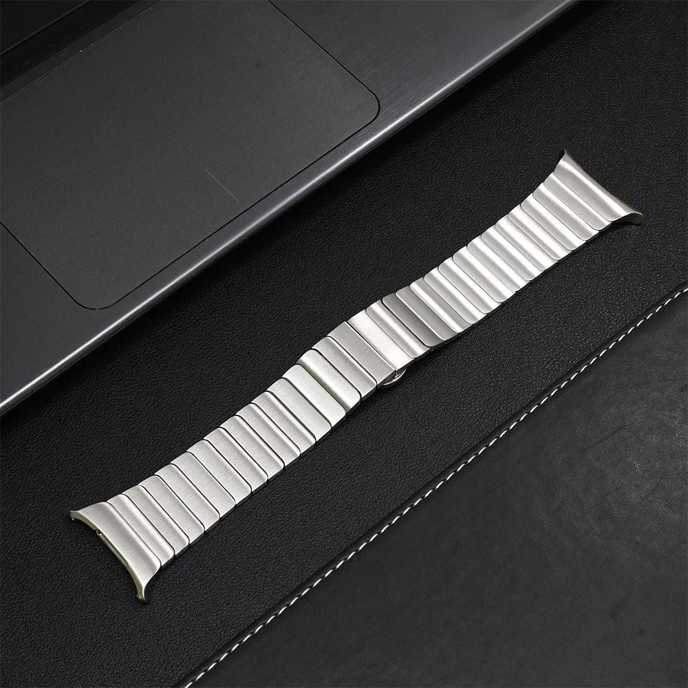 

Stainless Steel Strap for Samsung Galaxy Watch Ultra 47mm Metal Replaced Bracelet Accessories for Galaxy ULTRA 47mm NO Gaps Band Galaxy Ultra 47mm срібний