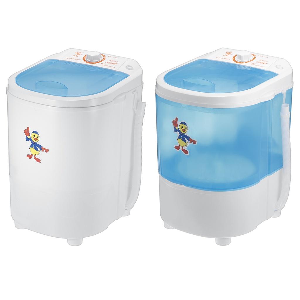 300W Mini Portable Clothes Washing Machine Capacity Small Washer Low Noise Automatic Single-Barrel Washer For Home/Dorm 4.5Kg