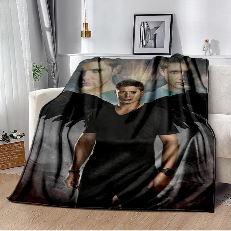 Supernatural join the hunt Throws Blanket Sofa Hiking Picnic Super Soft Quilt Fashion Bed Thermal Flannel Blanket birthday gift 80x120cm