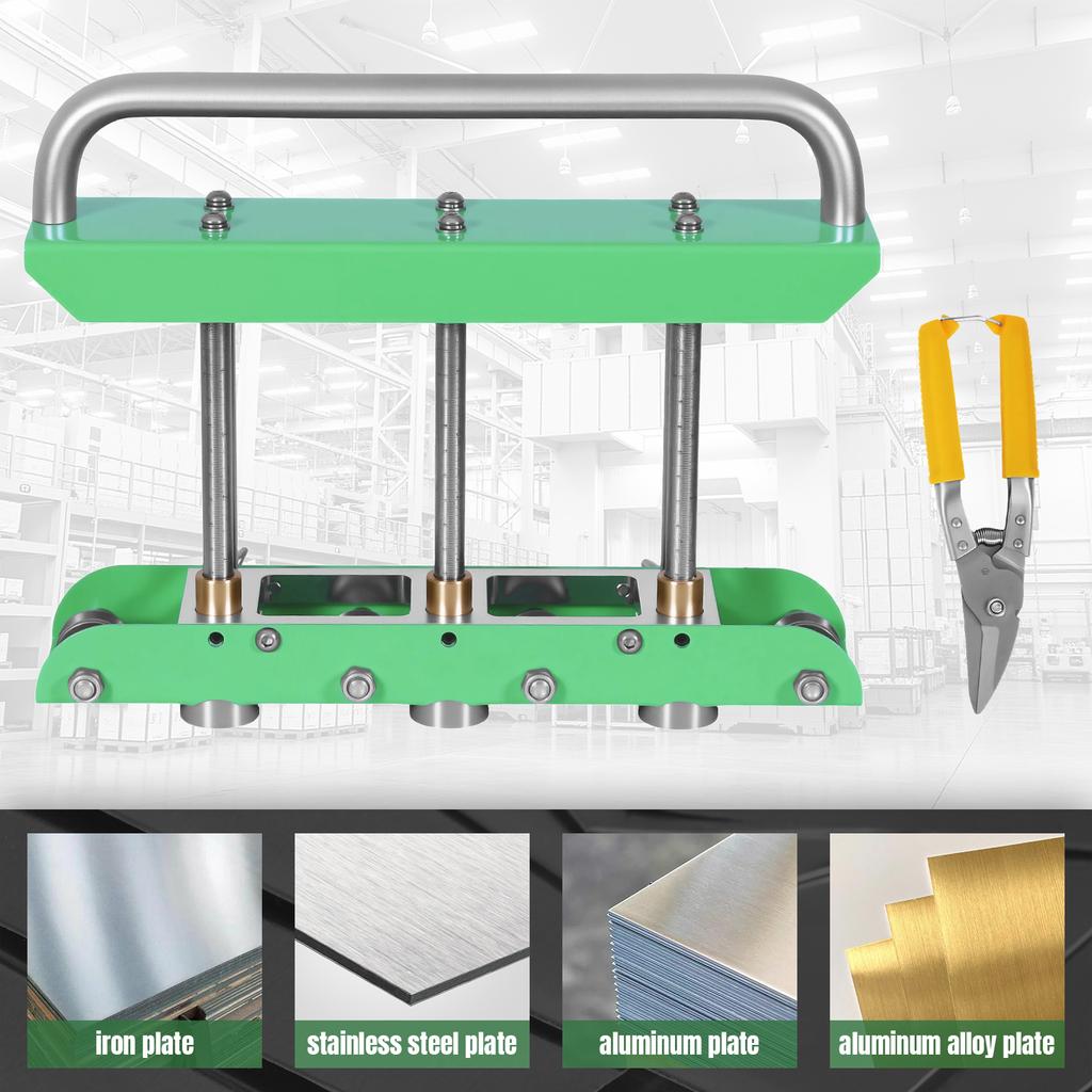 Portable Rolling Bender 0-90 Bending Angle Labor Saving Metal Brake Wear Resist For Rain Diverter & Making Folding Edges
