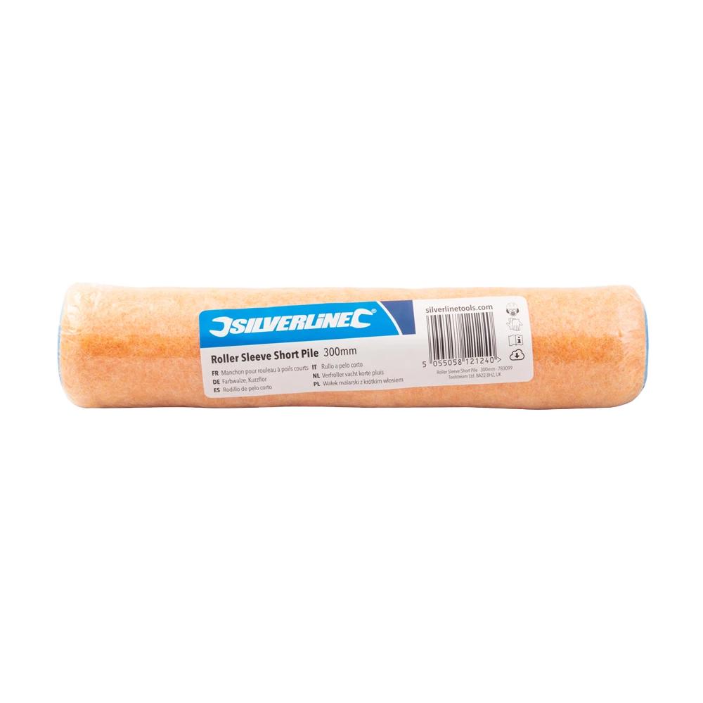 Silverline Short Pile Paint Roller Sleeve