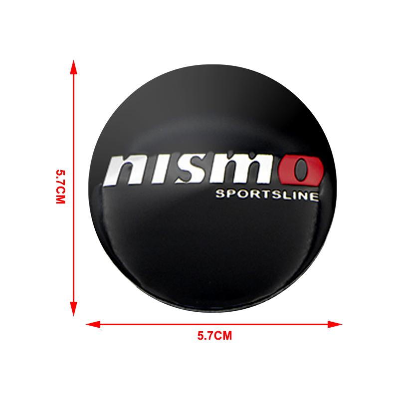 New Car Wheel Center Hub Cap Rim Cover Emblem Sticker For Nismo Nissans Tiida Teana Skyline Juke X-trail Almera Qashqai Goods