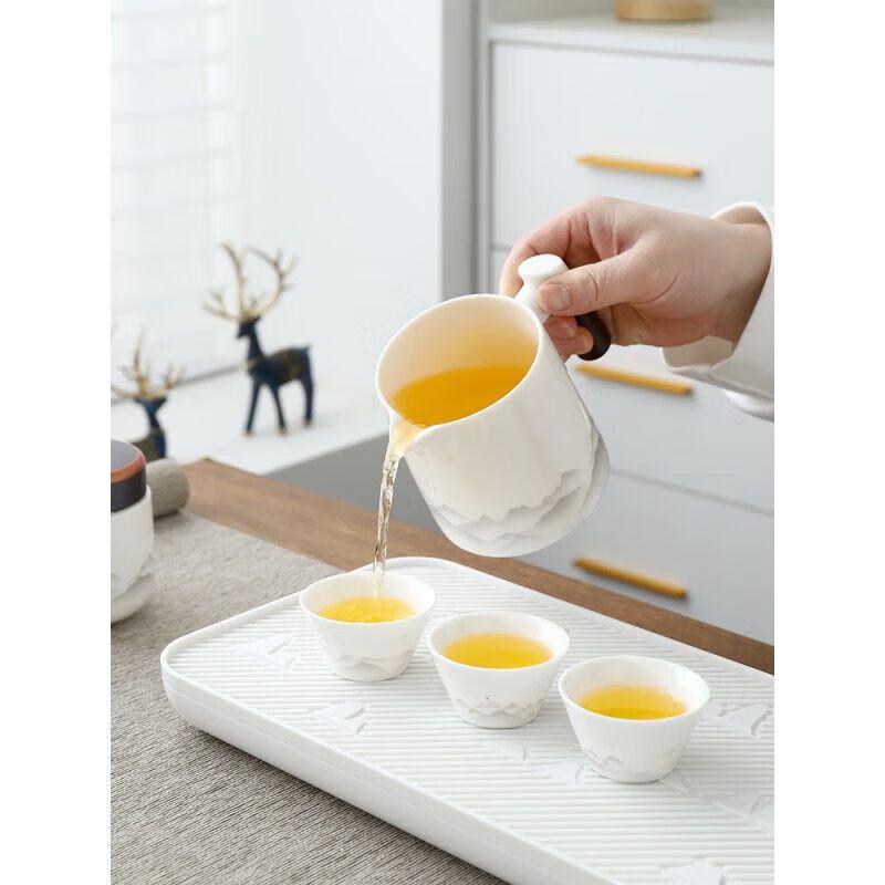 Nordic Portable Ceramic Travel Tea Set