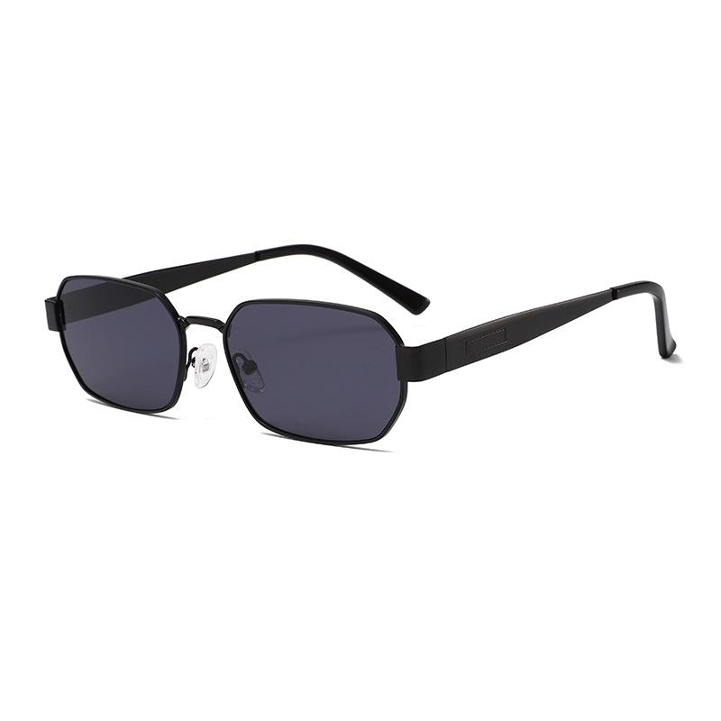 2320 Small Square Metal Sunglasses - UV400 Protection Retro Chic Sun Glasses for Men and Women, European American Fashion 509333