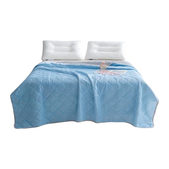 Cooling Quilt Summer Blanket Lightweight Cooling Fibers Breathable Thin Double-Sided Self-Cooling Sleep Blanket for Hot Nights Bedroom Travel