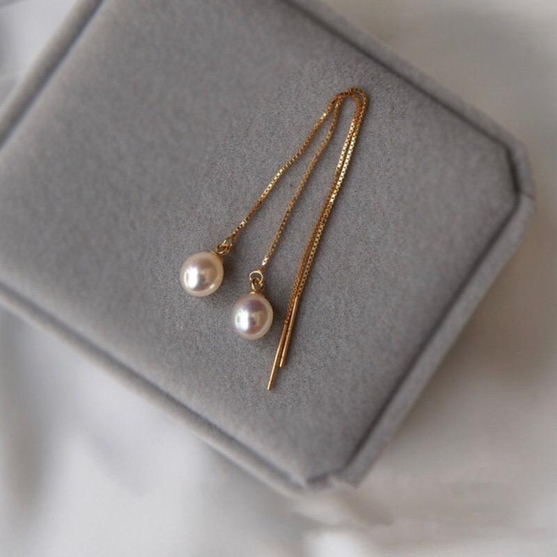 925 Sterling Silver Earrings for Women Gold Color Ball Sexy Girl Fashion Trendy Jewelry Gift Party Wedding pendientes