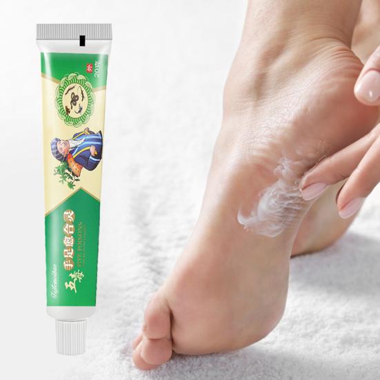 20g Foot Repair Cream Anti-cracking Dead Skin Removal Moisturizing Non-irritating Dry Foot Pedicure Gel Cream for Winter