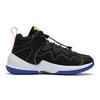 LiNing Youth  Rebound Shock Absorption Breathable Wear-Resistant Non-Slip Mid-Top Basketball Shoes Kids Basketball Shoes Black YKBS088-3