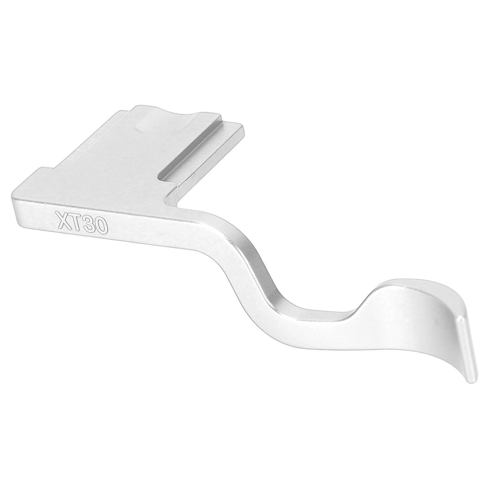 

Hot Shoe Thumb Up Rest Hand Grip CNC Aluminum Alloy Secure Hold for Fuji X‑1 X‑T2 X‑T3 X‑T10 X‑T20 X‑T30 Camera серебряный