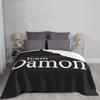 The Vampire Diaries Damon Salvatore Blankets Soft Warm Flannel Throw Blanket Bedspread for Bed Living Room Picnic Travel Home
