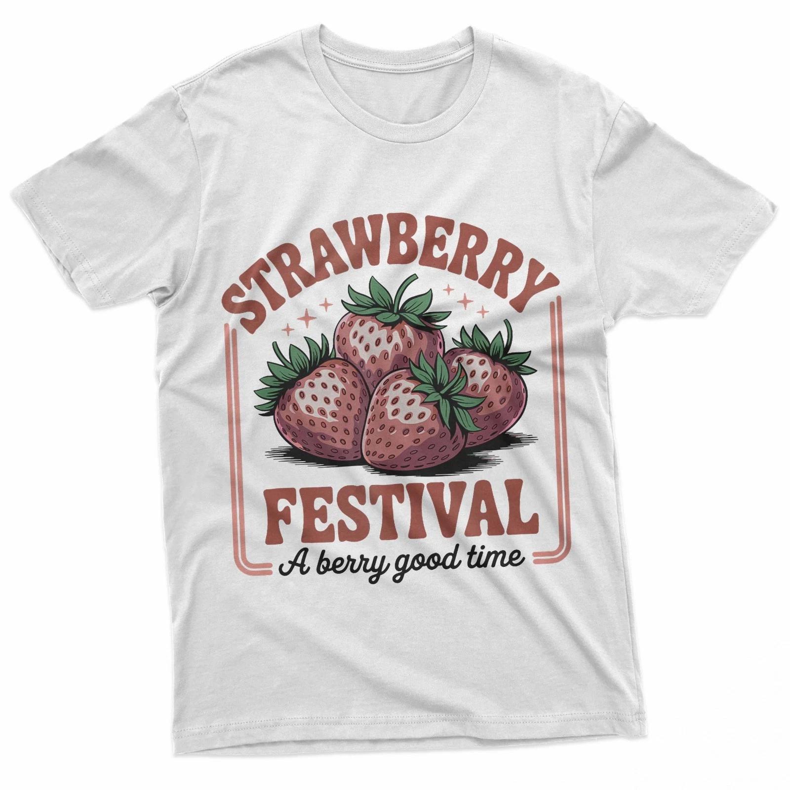 

Strawberry Festival Retro Summer Fruit Vintage vibes woman T-Shirt XL