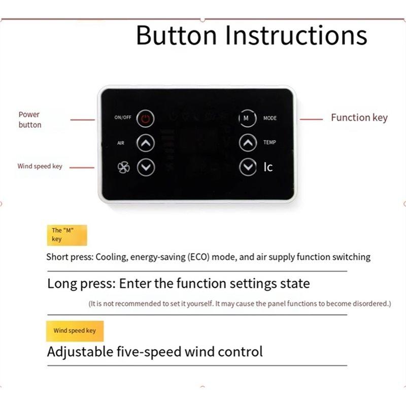 Parking Electric Air Conditioning Control Panel 12V For Car Air Conditioning Evaporator Inverter Control Boards